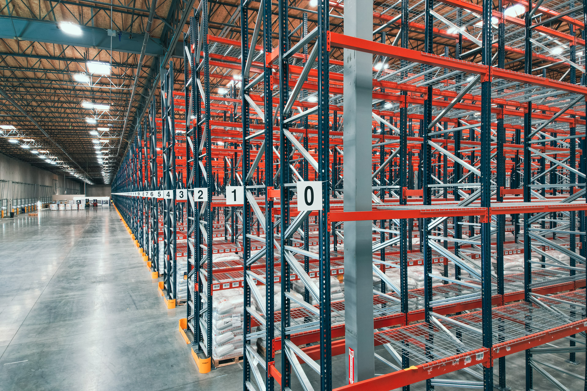 Industrial pallet racking warehouse in Danville Kentucky