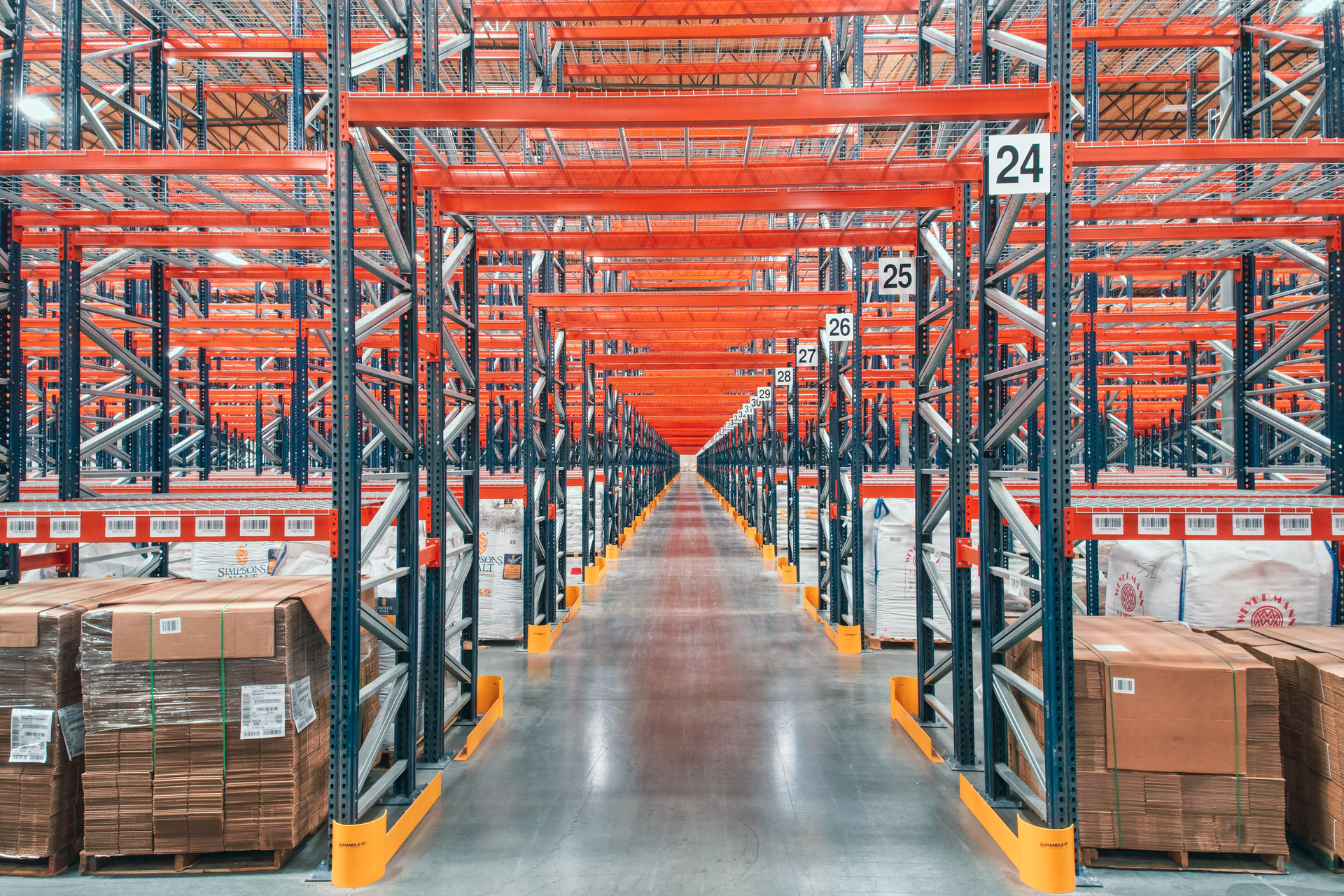 Industrial pallet racking installation in Danville Kentucky warehouse